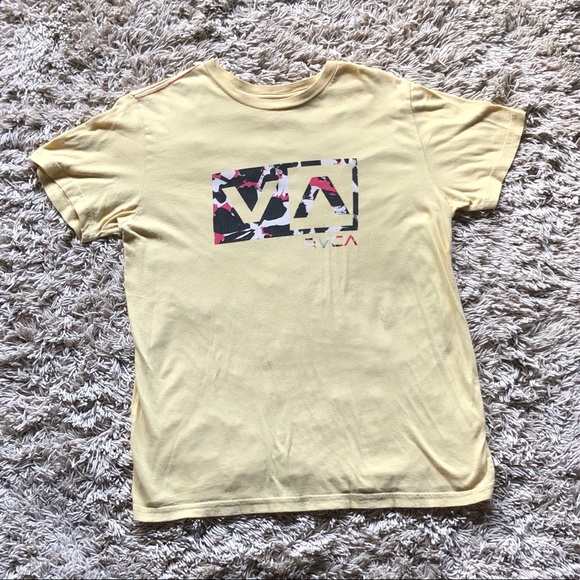 RVCA Other - RVCA YELLOW LOGO SHIRT